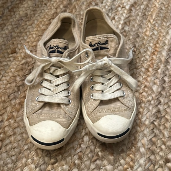 Jack Purcell Converse Women’s Size 7 Khaki - Picture 1 of 6